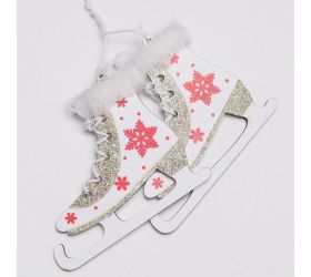 Drevené korčule hviezdy 10,7x9,6cm