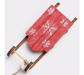 Drevené sánky čer. 13*4.5*4cm