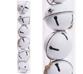 Rolničky biele s/6 ?5cm