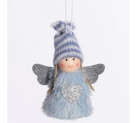 Záves anjel 10cm sv.modrý