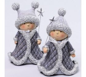 Deti s paličkou šedá mix2  8.5*7*12.5