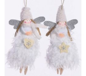 Anjel mix 2 24cm záves biely