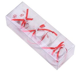 Zvončeky biele kov s/3 4,5x4cm