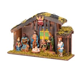 Betlehem drevo 40x13x26 cm set