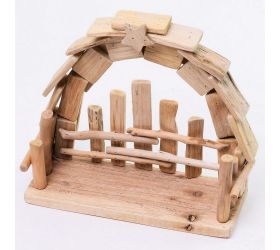 Rám jasličiek drevo 26x10x22cm