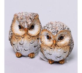 Sova mix2 4,5x4x5cm polyres