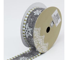 Stuha ws-325 sivé 3,8cmx7y