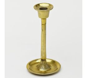 Svietnik ALUMINIUM zlatý 20 cm
