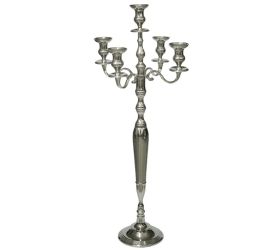 Svietnik ALUMINIUM  5 ramien 100 cm