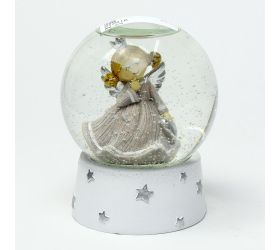 Ťažítko anjel hnedý 12x12x15cm