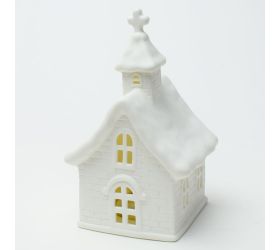 Kostol porcelán led 11.5*10.5*19cm