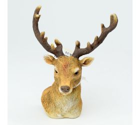 Jeleň hlava poly 12.2*10*15.5cm