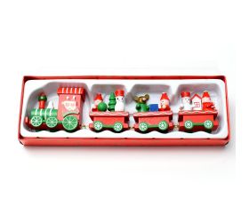 Vlak drevo červ 22,3x7,2x2,9cm