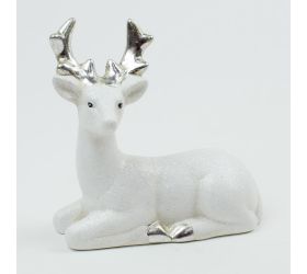 Jeleň ležiaci porcelán 13*7*12.4cm
