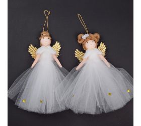 Víla záves látka  mix 21cm