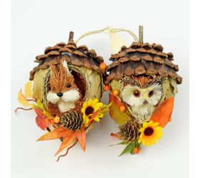 Záves zvieratá šiška mix 16cm