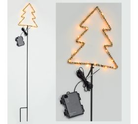 Zápich strom led kov 17x100cm