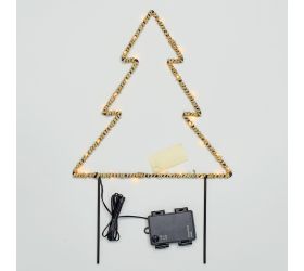 Zápich strom led kov 27,5x45,5cm