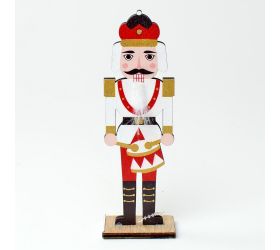 Vojačik drevo biely 5x3,5x15,5cm