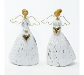 Anjel biely led krídla 9x5,5x15cm mix 2