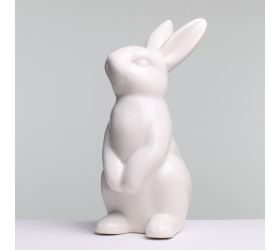 Zajac porcelán biely 7x5x13