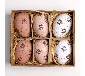 Vajíčka plast. s/6 6cm