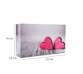 Krabička na zákusky s okienkom 22 x 15,5 x 7,5 cm