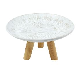 Podnos na nožičkach drevo mdf 29,5x15cm