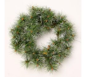 Veniec glendon zelený tipy 52 - d35cm