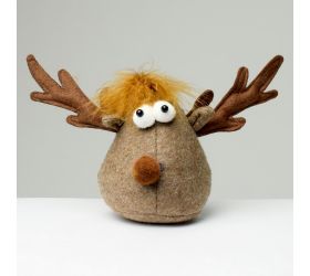 Sob hlava hnedá mix2 14*11*17