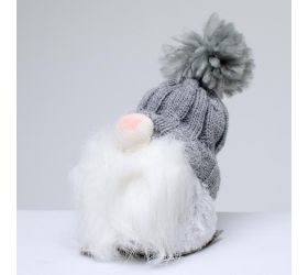 Santa látkový sivý 9x10x15cm