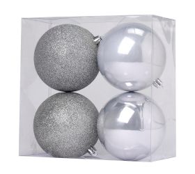 Gule vian. plast s/4 10cm strieborné mix2