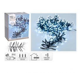 Reťaz svetelná trsy 1152 LED biela Koopman 1ks