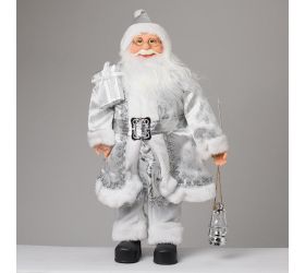 Mikuláš látka biely 45cm led