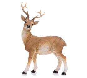 Jeleň stojaci hnedý poly.17x8.5x22cm