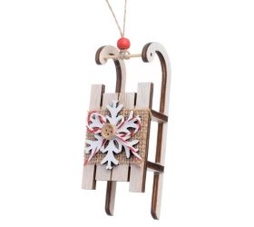 Záves sánky drevo nat 22*4.5*5.2cm