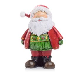 Santa stojaci čer/zel poly 12*7.5*16.5