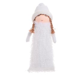 Dievčatko biele led 48cm