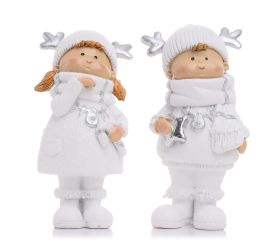 Deti s darčekmi mix/2 bie/str poly 5*4*10