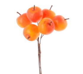 Vian. zväzok oranž-žlté jabĺčka 2,5*2cm