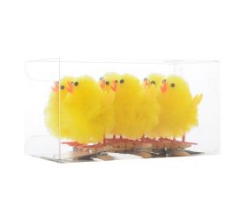 Kuriatka žlté so štipcom s/6 6cm