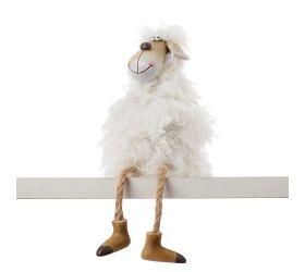 Ovečka sediaca bie vlna, visiace nohy poly 11*11*28