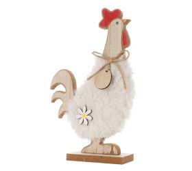 Kohútik nat/čer/bie drevo 10*4,5*17cm