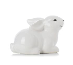 Zajac ležiaci biely keramika 13*8*9,5cm