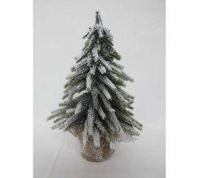 Umelý stromček v jute osnež.27cm