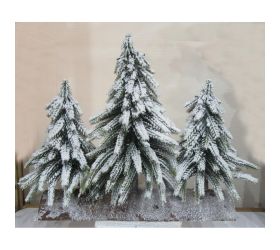 Umelé stromčeky na stojane osnež.  26cm