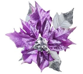 Poinsettia klip lav-01 lila 20cm super cena