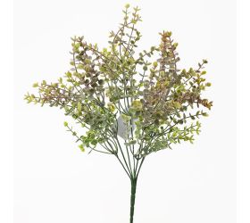 Zápich  mini lístky ružovkasté konce 33cm