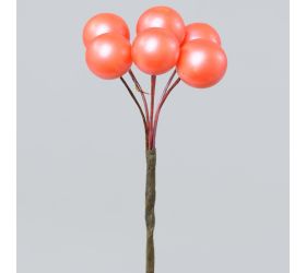 Guličky na drote zv.6ks coral 1,5/12cm super cena