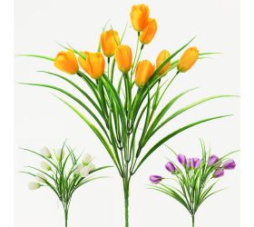 Kytica krokus 34cm mix 3farieb x5